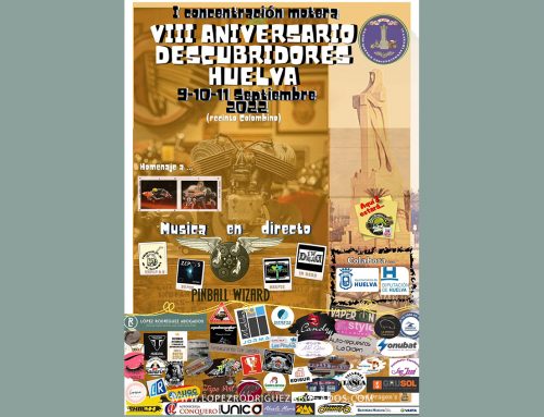 Concentración motera VIII Aniversario Descubridores Huelva